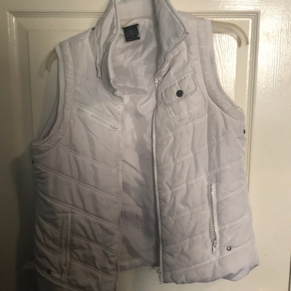 White winter vest